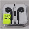 Image 1 : NEW EARBUD HEADPHONES FOR USE WITH ANY DEVICE