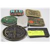 Image 1 : COLLECTION OF SIX OILFIELD BELT BUCKLES
