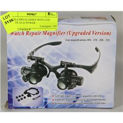 JEWELLERS GLASSES WITH LED LIGHTS 10-25 POWER