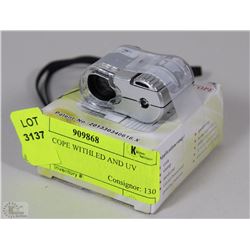 MICROSCOPE WITH LED AND UV LIGHTS