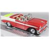Image 1 : ROAD TOUGH 1956 PINK CHEVROLET BEL AIR 1:18 SCALE