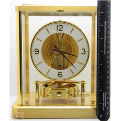 VINTAGE ATMOS JAEGER LECOULTRE BRASS CLOCK 61432