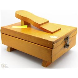 ANTIQUE SHOE SHINE BOX