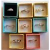 Image 1 : LOT OF 8 LADIES FASHION RINGS