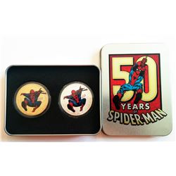 50 YEARS OF SPIDERMAN TOKEN COINS