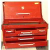 Image 1 : LARGE METAL RED TOOL BOX