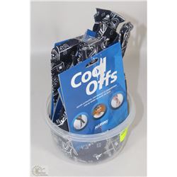 PACK OF 6 "ALLEGRO COOL OFFS" WATER ACTIVATED NECK