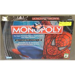 NEW UNOPENED SPIDERMAN MONOPOLY GAME