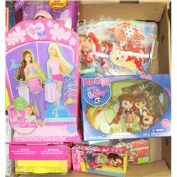 FLAT OF NEW BARBIE TOYS