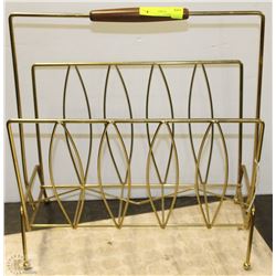VINTAGE MAGAZINE RACK 1950'S