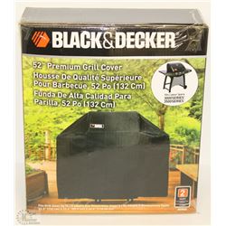 NEW BLACK & DECKER 52" PREMIUM GRILL COVER