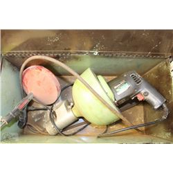 TOOL BOX WIT ELECTRIC SNAKE AND MORE