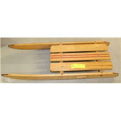 VINTAGE MINI WOOD SLEIGH #1228