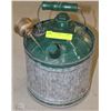 Image 1 : OLD VINTAGE OIL CAN WITH SMALL OILER
