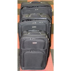 GIBSON 3PC LUGGAGE SET