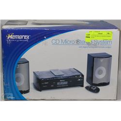 NEW IN THE BOX CD MICRO STEREO SYSTEM