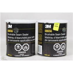 2 CANS BRUSHABLE SEAM SEALER