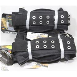 THREE 5" KUNY LEATHER WORK BELTS