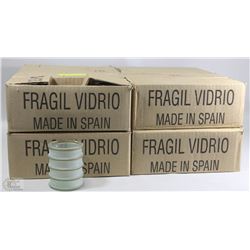 48 FROSTED GLASS VOTIVE CANDLE HOLDERS WITH