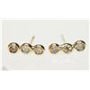 Image 1 : #5-14K YELLOW GOLD DIAMOND EARRINGS