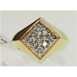 #17-10K YELLOW GOLD DIAMOND RING