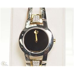 #34-MOVADO MUSEUM WATCH WITH 18 DIAMONDS