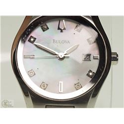 #37-BULOVA DIAMOND LADIES WATCH
