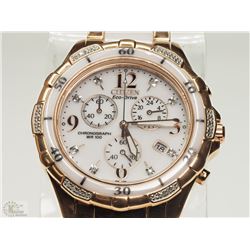 #41-CITIZEN ECO DRIVE STAINLESS CHRONOGRAPH WR 100