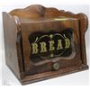 Image 1 : VINTAGE WOODEN BREAD BOX