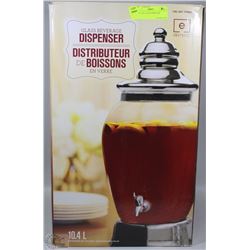NEW 10.4L GLASS DISPENSER