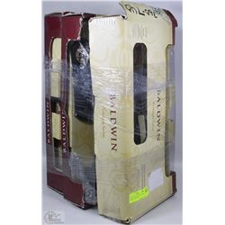 THREE BALDWIN ENTRANCE DOOR HANDLE & LOCK SETS