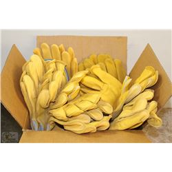 LOT OF 10 PAIRS OF WELDING GLOVES SIZEZ 10+11