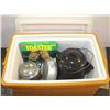 Image 1 : LOT OF CAMPING MISC. INCLUDING COLEMAN COOLER,