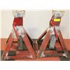 Image 1 : PAIR OF 10 TON JACK STANDS