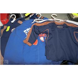 ASSORTED SIZED CHILDRENS OILERS CLOTHING