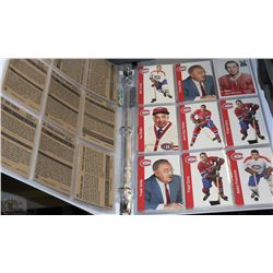 BINDER OF PARKHURST HOCKEY CARDS