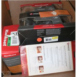 BOX WITH ASSORTED DOOR HANDLE SETS