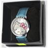 Image 1 : 4)HELLO KITTY WATCH WITH BLUE STRAPS