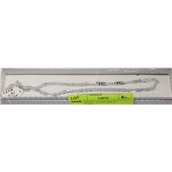 8)STERLING .925 SILVER 16" NECKLACE