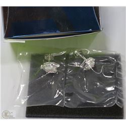 AVON STERLING SILVER OPALESQUE EARRINGS WITH