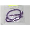 Image 1 : 12)RUSSIAN AMETHYST 6MM LOOSE BEADS 15" WORTH