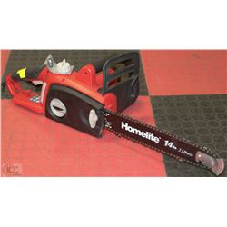 HOMELITE 14" ELECTRIC CHAINSAW