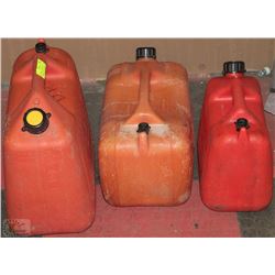 THREE JERRY CANS SOLD TOGETHER