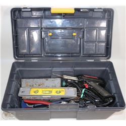 HOLT TOOLBOX FULL OF TOOLS INCL. DRILL