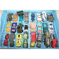 COLLECTION OF 25 MISC CARS IN CASE