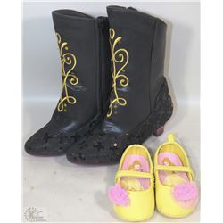 DISNEY STORE KIDS BOOTS SIZE 2/3 NEW WITH NEW BABY