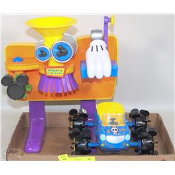 MICKEY MOUSE CAR WASH WITH CAR