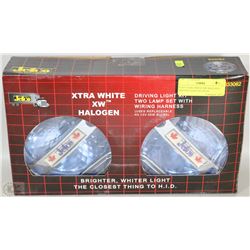 JETCO XTRA WHITE XW HALOGEN DRIVING LIGHT KIT WITH