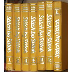 VOLUMES 1-7 OF MARSHALL CAVENDISH "STITCH BY