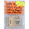 Image 1 : 1920'S ZIG ZAG PURE WHITE EGYPTIAN ROLLING PAPERS